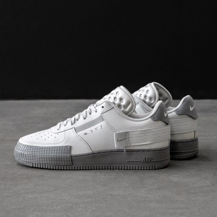 Giày Nike Air Force 1 Type Grey Fog CT2584-001 - Ảnh 4