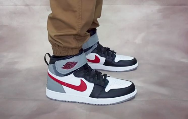 Giày Nike Air Jordan 1 High FlyEase GS 'Particle Grey' CT4897-002 - Ảnh 3