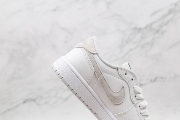 Giày Nike Air Jordan 1 Retro Low OG GS 'Neutral Grey' 2021 CZ0858-100 - Ảnh 12