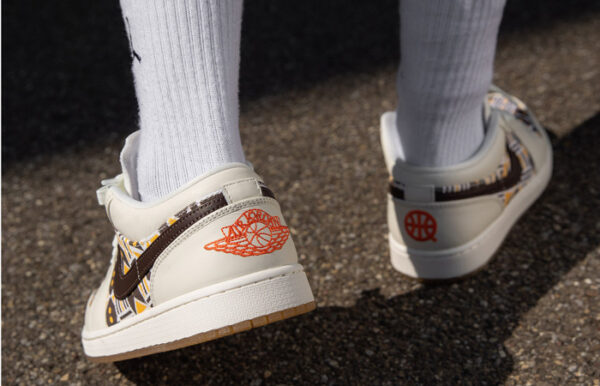 Giày Nike Air Jordan 1 Low Quai54 CZ4155-100 - Ảnh 4
