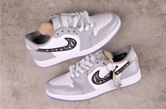 Giày Nike Air Jordan 1 Retro Low Dior CN8608-002 - Ảnh 5