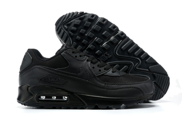 Giày Nike Air Max 90 Essential 'Triple Black' 537384-090 - Ảnh 7