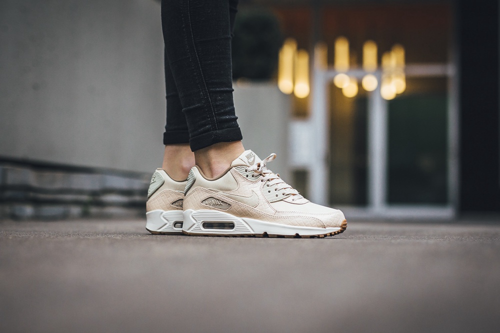 Giày Nike Air Max 90 Premium 'Oatmeal Sail Khaki' 443817-105 - Ảnh 2