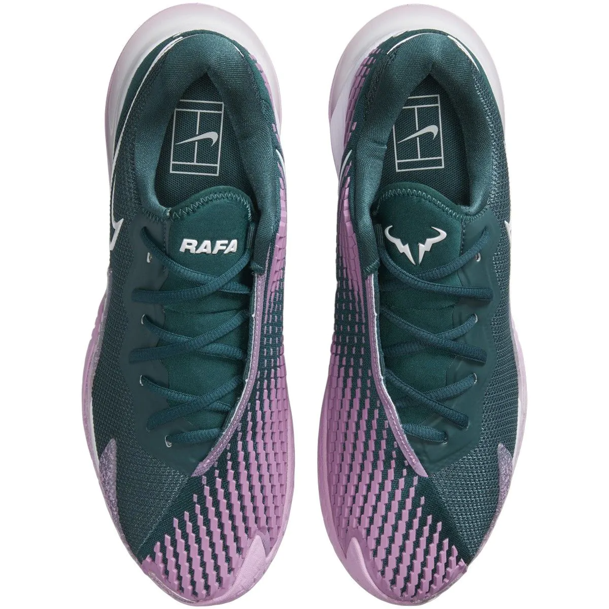 Giày Tennis Nike Court Air Zoom Vapor Cage 4 'Dark Teal Pink' CD0424-300 - Ảnh 2