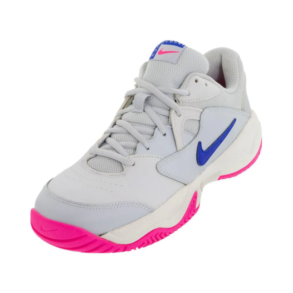 Giày Tennis Nike Wmns Court Lite 2 'Pure Platinum Race Blue' AR8838-001 - Ảnh 5