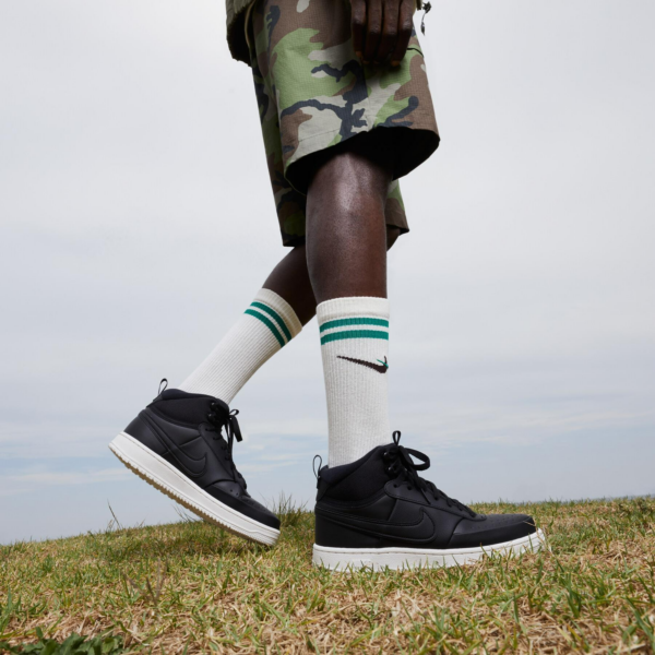 Giày Nike Court Vision Mid Winter 'Black Phantom' DR7882-002 - Ảnh 3
