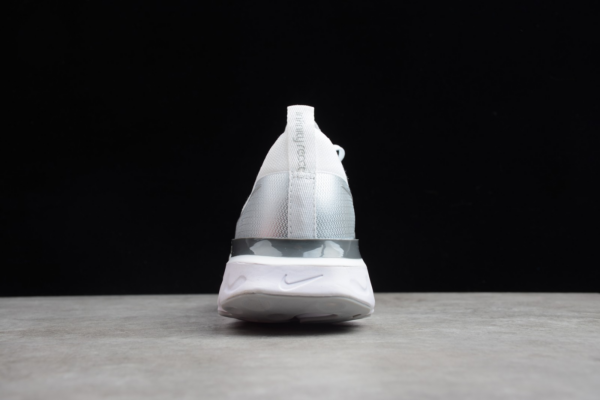 Giày Nike Wmns React Infinity Run Flyknit 'White Metallic Silver' CD4372-101 - Ảnh 5