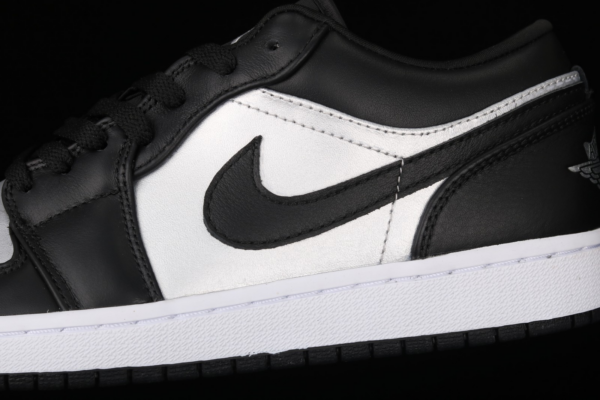 Giày Nike Air Jordan 1 Low SE Black Metallic Silver DA5551-001 - Ảnh 10