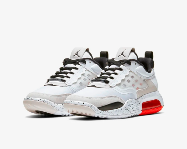 Giày Nike Jordan Air Max 200 GS 'White Challenge Red' CD5161-100 - Ảnh 5