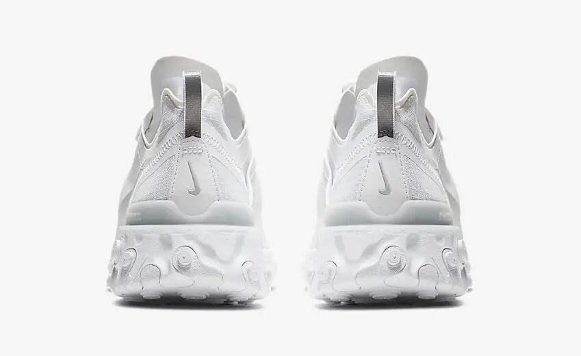 Giày Nike React Element 55 Pure Platinum BQ6167-101 - Ảnh 6