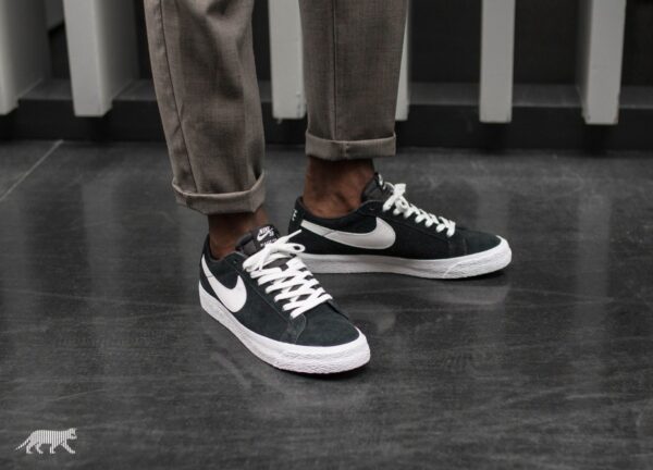 Giày Nike SB Blazer Zoom Low 'Black' 864347-019 - Ảnh 3