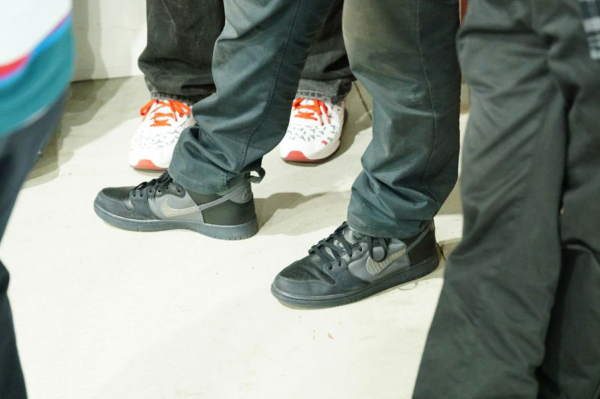Giày Nike Forty Percent Against Rights x Nike Dunk High SB 'Black' BV1052-001 - Ảnh 5
