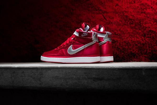 Giày Nike Vandal High Supreme 'University Red Metallic' AH8652-600 - Ảnh 2
