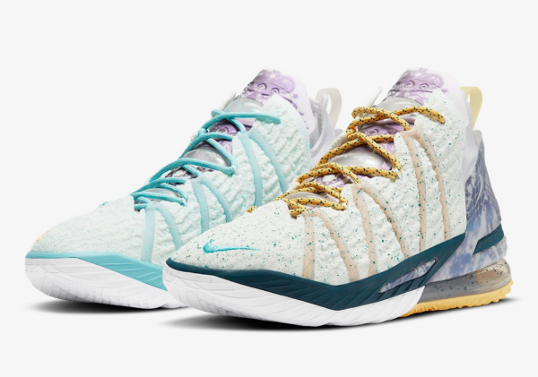 Giày Nike LeBron 18 'Reflections Flip' DB8148-100 - Ảnh 5