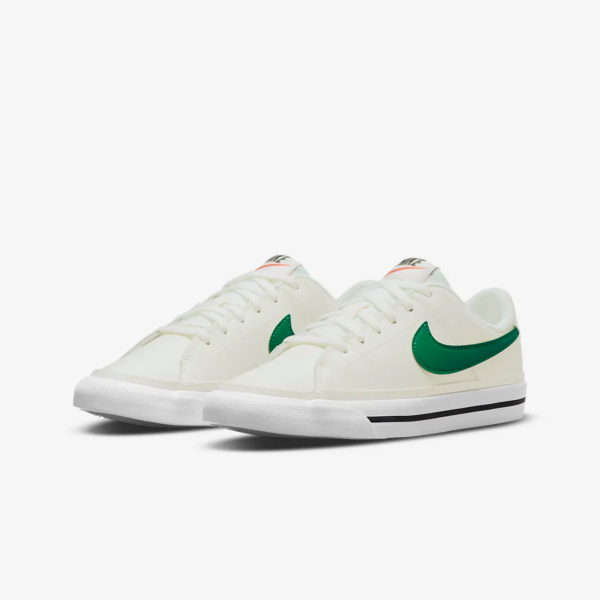 Giày Nike Court Legacy GS 'Sail Green Noise' DA5380-108 - Ảnh 2