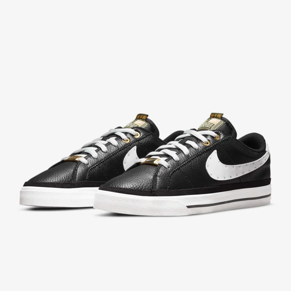 Giày Nike Court Legacy 'Black Metallic Gold' DJ1454-001 - Ảnh 3
