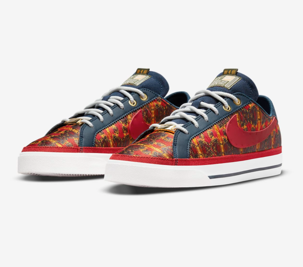 Giày Nike Serena Williams Design Crew x Wmns Court Legacy 'Kente' DM8472-400 - Ảnh 4