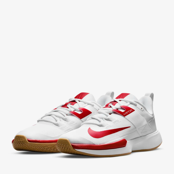 Giày Nike Wmns NikeCourt Vapor Lite 'White University Red' DC3431-188 - Ảnh 2