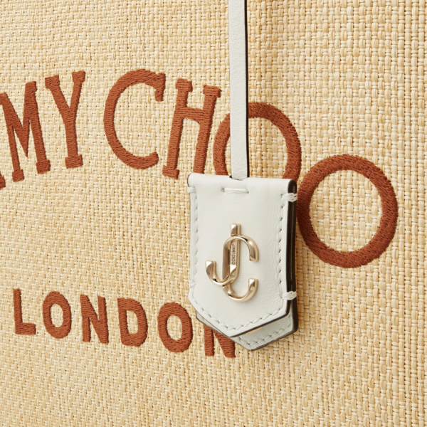 Túi Jimmy Choo Nine2Five 'Natural Raffia' NINE2FIVEEWRAZ0C9611 - Ảnh 3