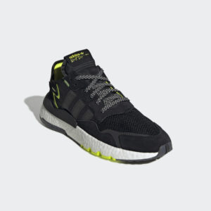 Alternative view of Giày Adidas Nite Jogger 'Black Solar Yellow' EG7409