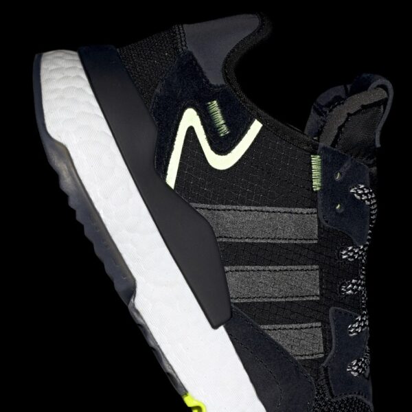 Giày Adidas Nite Jogger 'Black Solar Yellow' EG7409 - Ảnh 7