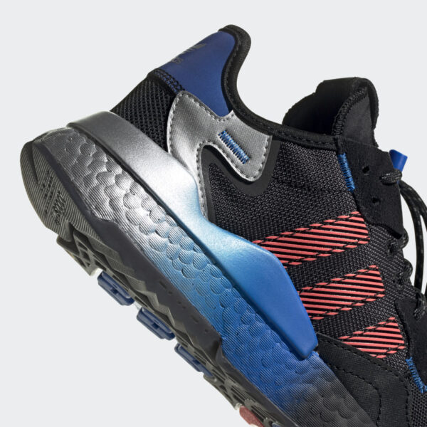 Giày Adidas Nite Jogger 'Black Flash Red Blue' FW4275 - Ảnh 4