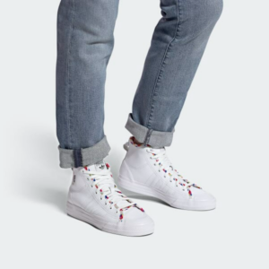Alternative view of Giày Adidas Nizza High 'Cloud White Multi' FY2848