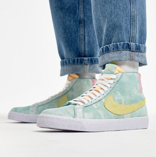 Giày Nike Zoom Blazer Mid Premium SB 'Light Dew Zitron' DA1839-300 - Ảnh 2