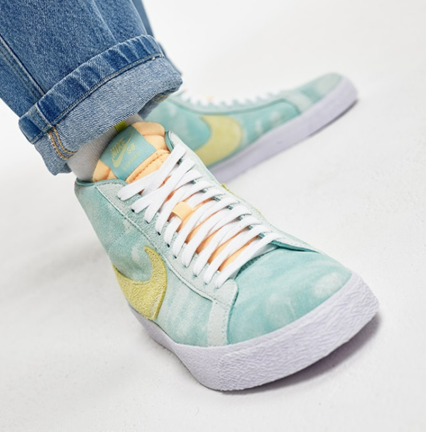 Giày Nike Zoom Blazer Mid Premium SB 'Light Dew Zitron' DA1839-300 - Ảnh 3