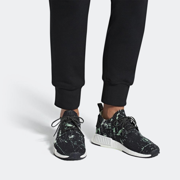 Giày Adidas NMD R1 PK "Green Marble" BB7996 - Ảnh 3