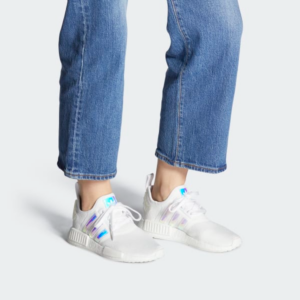 Alternative view of Giày Adidas NMD R1 White Iridescent FY1263