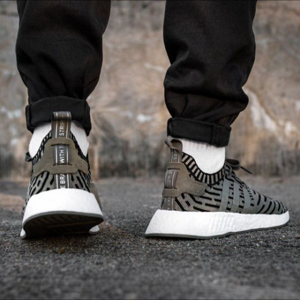 Giày Adidas NMD_R2 Primeknit 'Trace Cargo' BA7198 - Ảnh 4