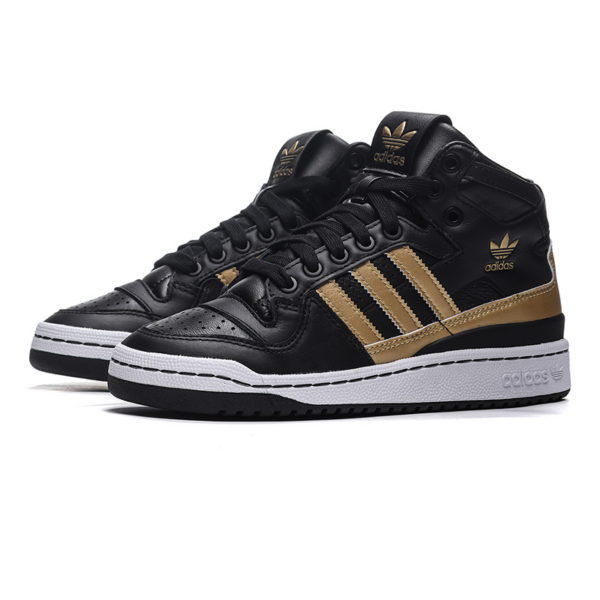 Giày Adidas Originals Forum Mid 'Black Gold' D98179 - Ảnh 2