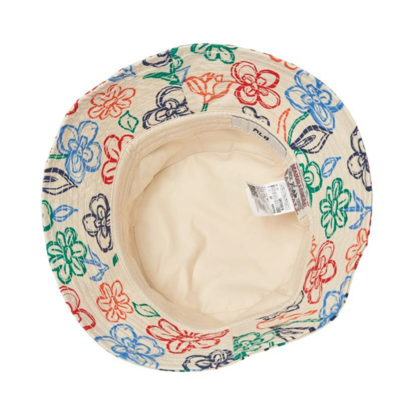 Mũ MLB Floral Cotton Bucket Hat New York Yankees 3AHT0891N-50CRS - Ảnh 5
