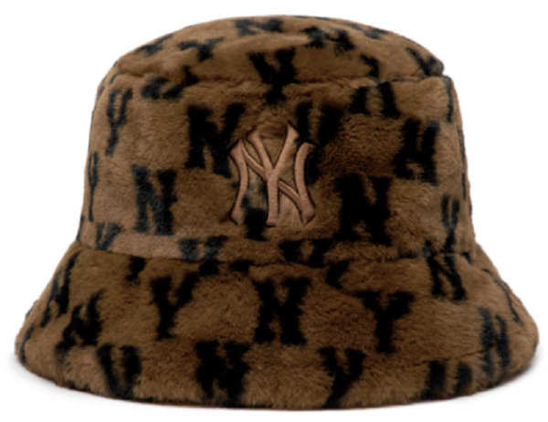 Mũ MLB Monogram Hat New York Yankees Brown 3AHTM0316-50BRD