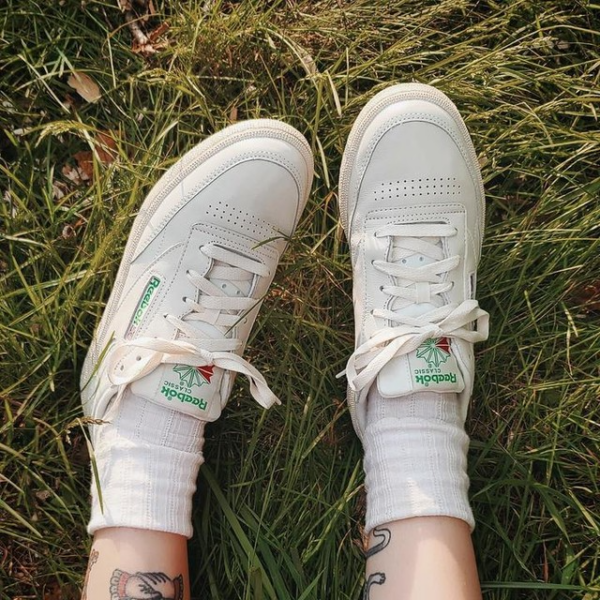 Giày Reebok Club C 1985 TV 'Chalk Glen Green' DV6434 - Ảnh 2