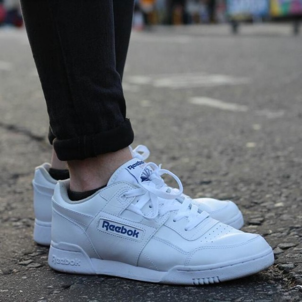 Giày Reebok Ex-O-Fit White Royal Blue AR3169 - Ảnh 2