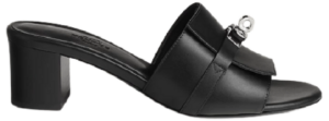 Dep Hermes Gigi 50 Sandal 'Silver Black' H231063Z-02420