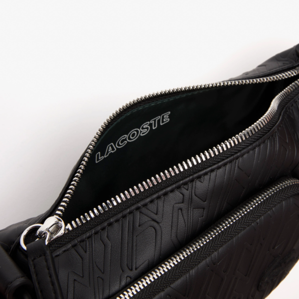 Tui Lacoste Logo Printed Small Shoulder Bag 'Black' NU4250I53G-000