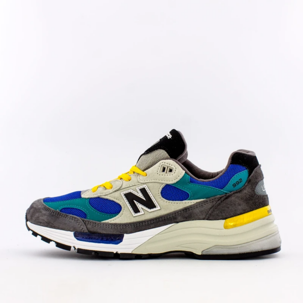 Giày New Balance Billy's x 992 Made in USA 'Grey Blue Teal' M992RR - Ảnh 9