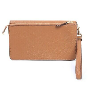 Alternative view of Ví Coach Foldover Wristlet Light Saddle Gold 73793-LS