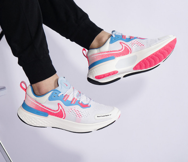 Giày Nike React Miler 2 White Pink Blue DJ5202-161 - Ảnh 5