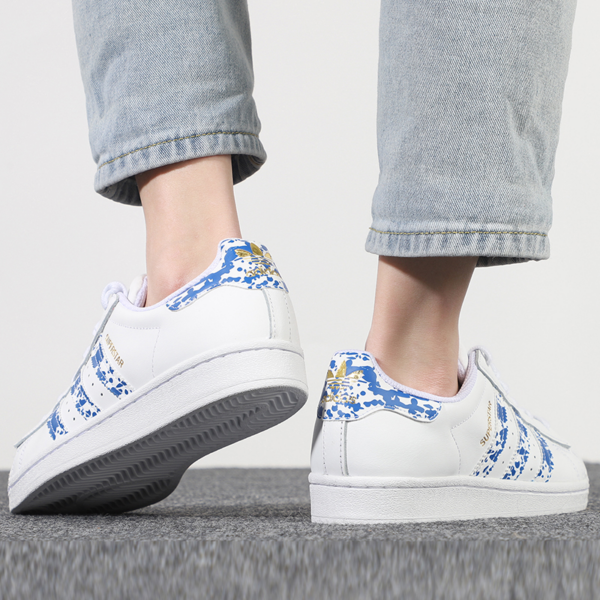 Giày Adidas Superstar 'White Blue Splatter' FY7713 - Ảnh 3