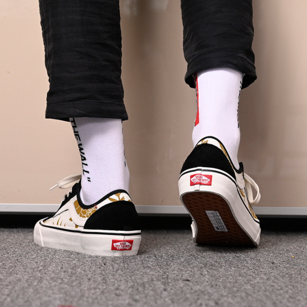 Giày Vans EU Island Floral Style 36 Decon SF 'Black Marshmallow' VN0A3MVL4V4 - Ảnh 8