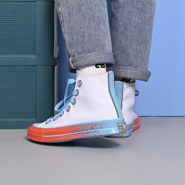 Giày Converse Chuck Taylor All Star 70 High 'Orange Blue' 171934C - Ảnh 3