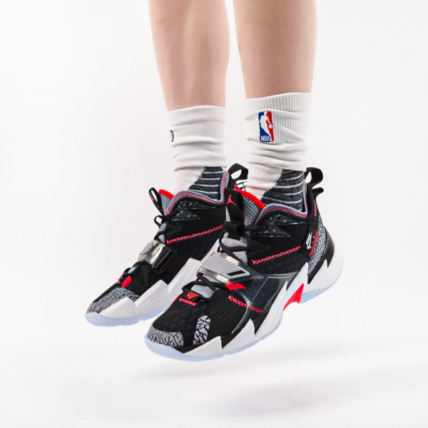 Giày Nike Jordan Why Not Zer0.3 PF 'Black Cement' CD3002-006 - Ảnh 2