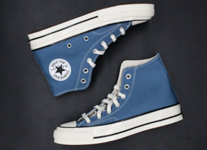 Giay Converse Chuck 70 Unisex High-top Canvas Shoes 'Blue' A03758C