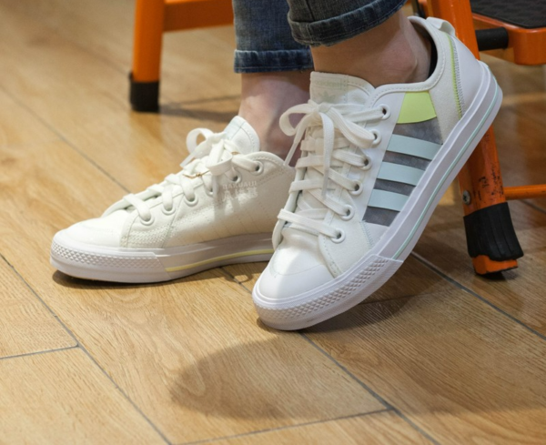 Giày Adidas Nizza White Yellow GZ3397 - Ảnh 2