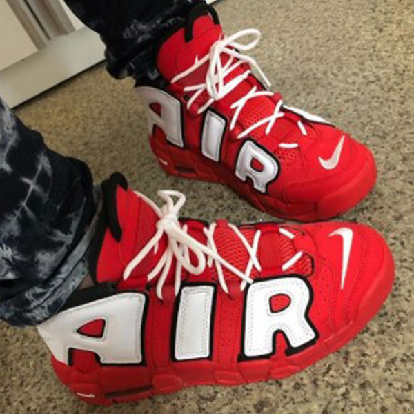 Giày Nike Air More Uptempo GS 'Hoop Pack' CD9402-600 - Ảnh 2