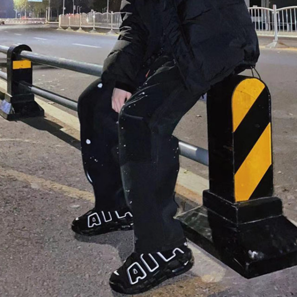 Giày Nike Air More Uptempo GS 'Black' 2020 415082-002 - Ảnh 2